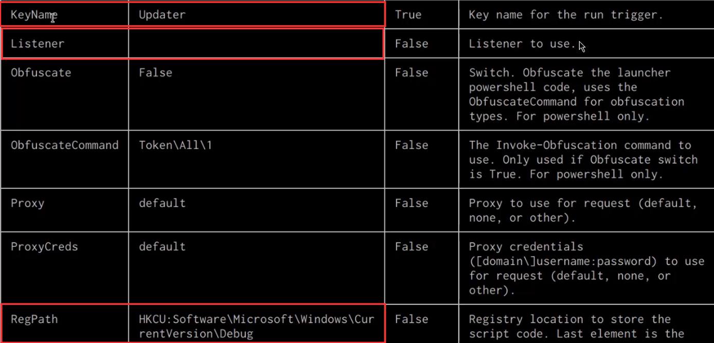 Empire client usemodule options Empire client usemodule options